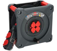 Enrouleur de câble KC 2201 4+4 Professional avec Powerblock 25+5m H07RN-F 3G2,5 - IP44 - BRENNENSTUHL - 9212301110