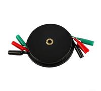Enrouleur de câble multimètre rétractable avec clips, 3 m/6 m/9 m de fil d'essai pour la détection de réparation de voiture, design en plastique (3 mètres)