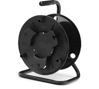 Enrouleur de Cable Organisateur Tambour Vide Assistant Attaches Connecteurs Noir