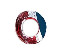 Enrouleur de câble parallèle 2 x 0,75 mm en rouge et noir, idéal pour l'audio. Parfait pour vos projets sonores, avec 15 mètres de long pour plus de polyvalence et de commodité de connexion.