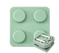 Enrouleur de câble pour écouteurs - Organiseur de fil en silicone, support de cordon de charge réglable, sangle de rangement réutilisable | Accessoire de gestion de fils compact pour sacs, bureaux