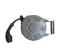 Enrouleur de câble rétractable avec Prise Type 2, 5 m for Station rechar for véhicule électrique, Utilisation en extérieur Atelier, Bricolage