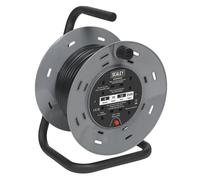Enrouleur De Câble Sealey 15M 4 X 230V Disjoncteur Thermique BCR153T