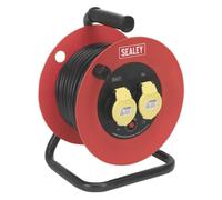 Enrouleur De Câble Sealey 25M 2 X 110V 1.5Mm Heavy-Duty Thermal Trip CR12515