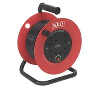 Enrouleur De Câble Sealey 25M 4 X 230V 1.5Mm Heavy-Duty Thermal Trip CR25/1.5