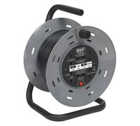 Enrouleur De Câble Sealey 25M 4 X 230V 2.5Mm Avec Déclencheur Thermique BCR2525