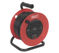 Enrouleur De Câble Sealey 25M 4 X 230V 2.5Mm Heavy-Duty Thermal Trip CR22525