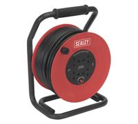 Enrouleur De Câble Sealey 50M 4 X 230V 2.5Mm Heavy-Duty Thermal Trip CR25025