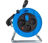 Enrouleur de câble STANDARD BABY S BRENNENSTUHL 10m - 3 prises + USB - Rechargeable - Utilisation Intérieure - Fabriqué en France