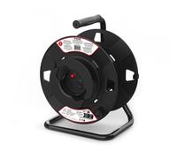 Enrouleur de câble vide pour câbles H05VV-F 3G1,5mm² jusqu'à 40m - VELAMP - REEL-EMPTY