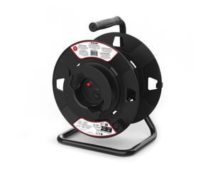 Enrouleur de câble vide pour câbles H05VV-F 3G1,5mm² jusqu'à 40m - VELAMP - REEL-EMPTY