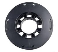 Enrouleur de câble vide pour lumières de Noël, fils, cordes, câbles Ethernet, organisateur de filaments, couleur noire, 150 mm de diamètre