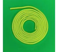 Enrouleur de Câbles de Données de Couleur,Protection de Cordon de Charge,Protecteur de Cordons,Câble USB d'Écouteurs,Dévidoir,1,4 m - Type green white