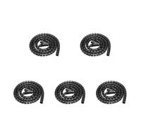 Enrouleur de câbles en spirale, Spiral Wrap Tube Cable Management Multicolor 1M x 2.2cm(Style B 5pcs)