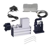 Enrouleur de canne à pêche électrique, vitesse réglable 0-300 tr/min, kit portable avec interrupteur à pied pour une construction efficace de canne