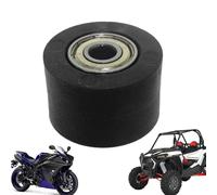 Enrouleur de chaîne de moto, guide de rouleaux de chaîne, tendeur de vélo, guide de roue de rouleau de chaîne, contrôle coulissant de poulie, tendeur de poulie de transmission de 8 mm empêche le