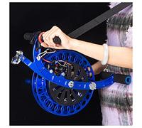 Enrouleur de corde de cerf-volant avec verrouillage de sécurité et sangle d'épaule - Enrouleur professionnel de ligne de cerf-volant avec roulements à billes pour une rotation fluide