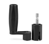 Enrouleur de cordes de guitare, 2 en 1 Enrouleur de cordes de guitare Pont Pin Peg Puller Tournevis Foret pour Folk, Électrique, Guitare classique, Guitare basse, Ukulélé, Banjo