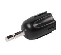 Enrouleur de cordes hexagonales 6 mm pour guitare électrique, acoustique et basse - pour perceuses électriques, ABS + métal, design compact 8 x 4 cm