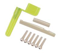 Enrouleur De Cordes Pour Guitare Basse 1 Ensemble, Accessoire De Selle De Guitare Fendu