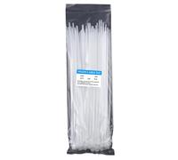 Enrouleur de cordon - Attaches réutilisables | Colliers de serrage réglables | 100 x Gestion de câbles en nylon multifonction | Le nœud en nylon noir autobloquant enveloppe les accessoires