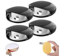 Enrouleur de cordon automatique Aboutabsent, enrouleur pour cordons de téléphone, organisateur de câbles 2025 New Horizontaln, pour usb, casque, câbles de données, plus de cordons emmêlés(Noir)