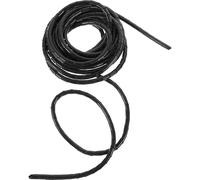 Enrouleur de Cordon Spiralé PE Noir 8m pour Câbles Électriques | Organisation Portable, Réduit L’encombrement, Protège les Fils, Adapté aux Cordons D’alimentation, Moniteurs, Ateliers