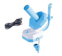 Enrouleur de fil électrique d'une capacité de 283,5 g avec contrôle de vitesse en continu et construction ABS pour projets de crochet et de tricot, design compact pour un rangement facile (bleu)