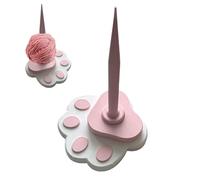 Enrouleur de fil en forme de patte de chat | Porte-fil portable pour travaux manuels, , tricot, femmes, débutants, grands-parents