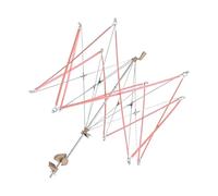 Enrouleur de fil Thread - parapluie portable Swift, outil de broderie de crochet, aide à tissage à la main, porte-artisanat durable | Organisateur pour le lieu de travail à domicile en tricot de coutu