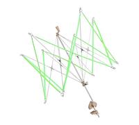 Enrouleur de fil Thread - parapluie portable Swift, outil de broderie de crochet, aide à tissage à la main, porte-artisanat durable | Organisateur pour le lieu de travail à domicile en tricot de coutu