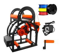 Enrouleur de filament 3D électrique, rembobineur de bobines pour imprimante 3D pour bobines de 20cm, enrouleur de fil de soudage industriel universel, rembobineur automatique amovible