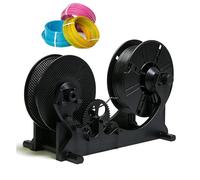 Enrouleur de filament électrique pour impression 3D, enrouleur automatique avec positionnement précis, bobineur industriel, capacité de bobine de 1 kg, idéal pour les amateurs de DIY(Black)