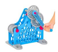 Enrouleur de filament pour imprimante 3D, bobine manuelle, conception modulaire amovible, anti-nœuds, enrouleur à manivelle pour fils jusqu'à 1 kg, fil d'impression 3D(Blue)