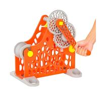 Enrouleur de filament pour imprimante 3D, bobine manuelle, conception modulaire amovible, anti-nœuds, enrouleur à manivelle pour fils jusqu'à 1 kg, fil d'impression 3D(Orange)