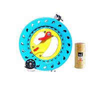 Enrouleur de ligne de cerf-volant avec système de verrouillage sûr, prise en main ergonomique, accessoire durable pour enfants et adultes