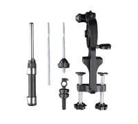 Enrouleur de ligne de pêche avec contrôle de tension réglable, rapport de vitesse de 3,5:1 pour une bobine de ligne lisse et précise, remplissage de moulinet anti-torsion pour tresse fluoro (B)