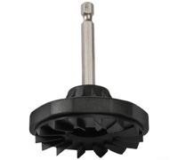 Enrouleur de ligne de pêche électrique - Outil de forage pour chargement rapide - Corps compact en ABS avec base d'aspiration - 62 x 59 x 79 mm