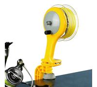 Enrouleur de ligne de pêche portable antidérapant pour moulinets de pêche pour casting, baitcasting, pêche sur glace, bateau, rivière, lac, hommes, pêcheurs et pêcheurs