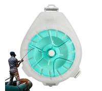 Enrouleur de Ligne de Pêche - Support de Stockage avec coupeur pour Ligne de pêche | Accessoires Portables pour pêcheurs pour extérieur en Eau Douce et Eau salée, ruisseaux, étangs, Lacs et rivières