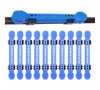 Enrouleur De Moulinet - 10 Pièces Machine de Stockage Portable pour Canne à Pêche | Système de Station de Bobinage,pour Papa Et Hommes, Pêche en Extérieur sur Eau, Lac, Rivière, Mer, Rivage Et E