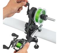 Enrouleur de pêche - Chargeur de ligne de moulinet, moulinet de pêche - Appareil compact pour pêche à la glace - Appareil pour moulinets d'appât, spincast et spin, outil de configuration rapide