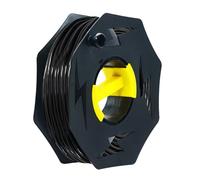 Enrouleur de rangement pour rallonge - Cordon enrouleur bobine organisateur robuste ouvert cordon bobine main vent rétractable pour garage boutique | Stockage de câbles en vrac de 25 m Poignées facile