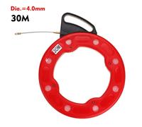 Enrouleur De Ruban De Pêche En Fibre De Verre, 20/30m, En Nylon Flexible, Pour Conduit, Tirage De Câbles 3.0/4.0mm