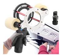 Enrouleur de ruban portable 12 V/27 W électrique pour ruban de climatisation, design compact avec trou de 70 mm de diamètre