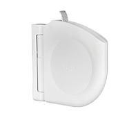 Enrouleur de sangle Selve Design pour montage en saillie avec système de charnière, blanc/avec 5 m de sangle (085203)