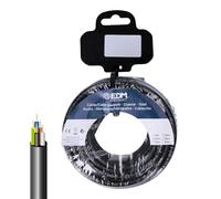 Enrouleur de tuyau acrylique 5 x 2,5 mm 1000 V noir 10 m : idéal pour garantir une excellente isolation et durabilité dans les applications électriques. Résistance et flexibilité à chaque utilisation.