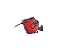 KS Tools Enrouleur de tuyau d'air et d'eau mural 15 m 3/8 pouce 515.3445