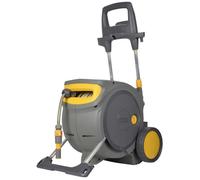 Hozelock Chariot Auto Reel Mobile Pro – Tuyau 35 m, enroulement automatique, buse 3-en-1