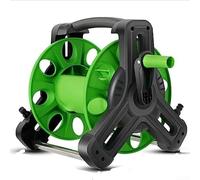 Enrouleur de tuyau d'arrosage portable avec design anti-enchevêtrement et cadre triangulaire pour une utilisation stable en extérieur, montage mural ou autonome, chariot de tuyau d'arrosage avec